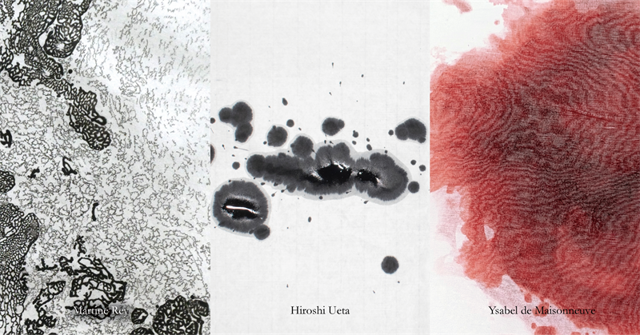 Flow - Dyeing, Lacquer, Calligraphy -